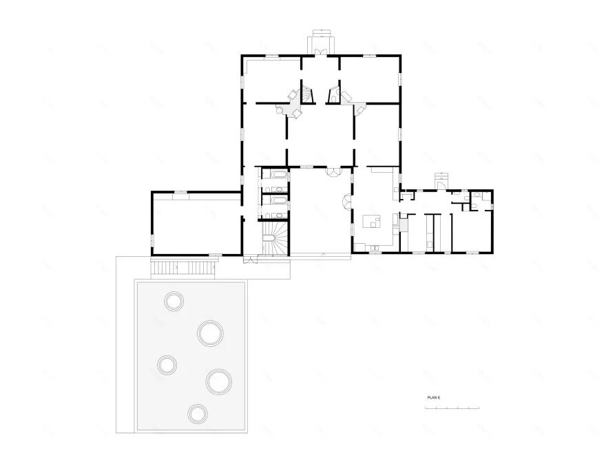 瑞典 17 世纪古堡与现代泳池房的和谐共生-14