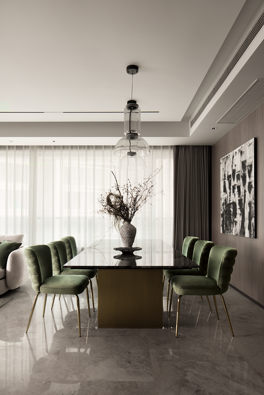 300㎡简约私宅设计丨中国重庆丨七屿设计-25