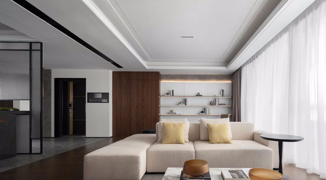 精装改造现代宅，客厅简单又大气-13