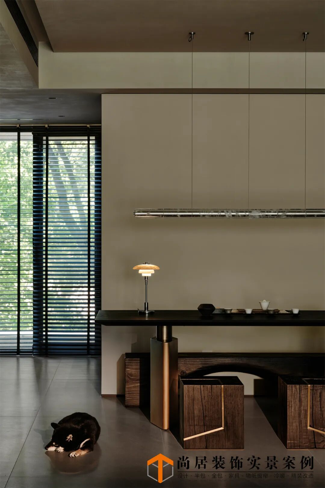 尚居实景案例丨60w打造出的140平暗调空间丨中国南京丨尚居装饰-17