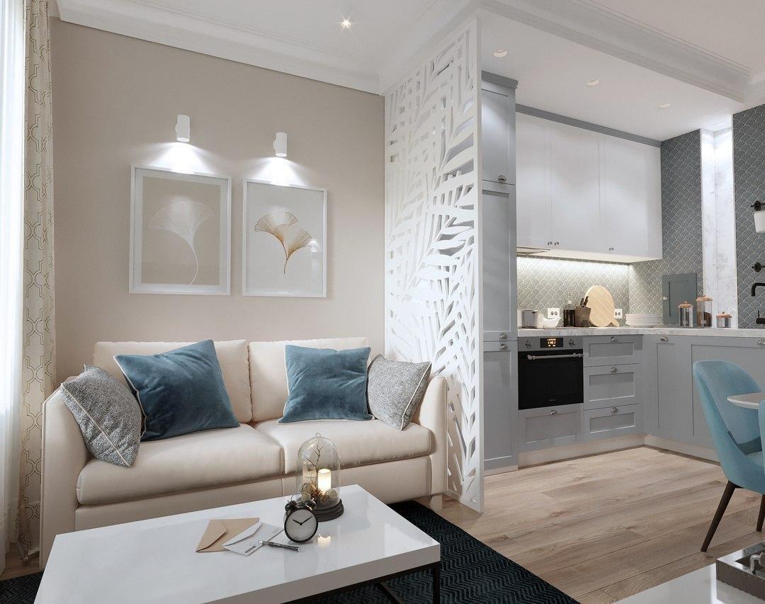 12平米厨房客厅一体化设计-81