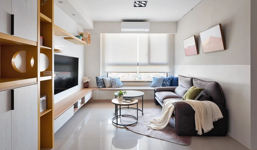 活力童趣的三口之家 · 色彩鲜明的 105㎡舒适住宅设计-9