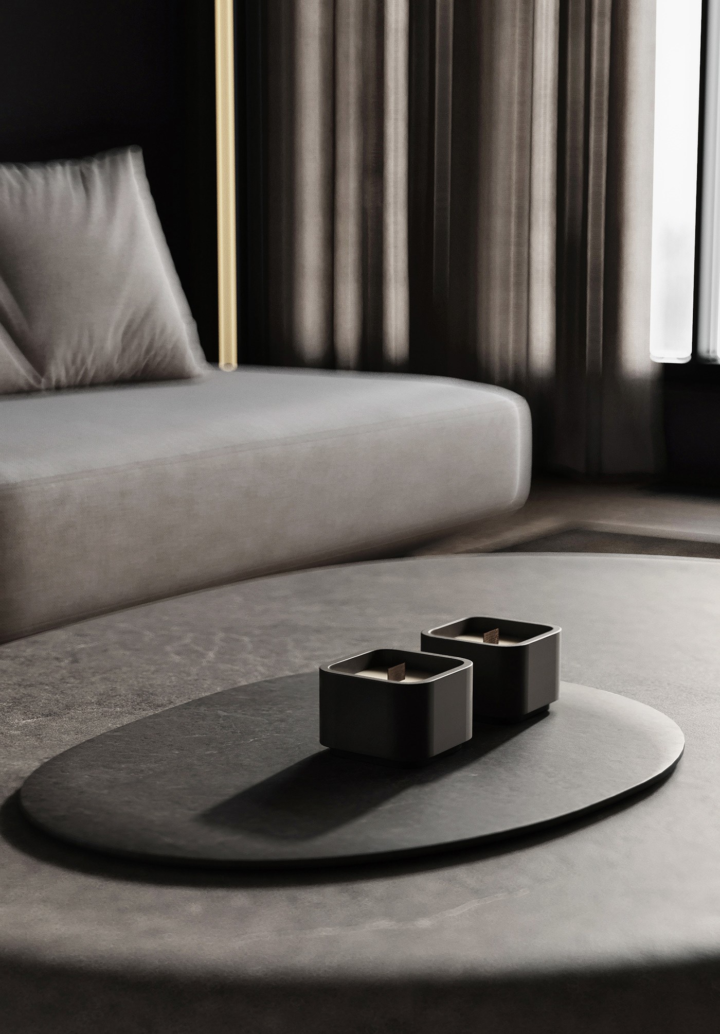 黑灰高级质感空间 神秘又高冷-5