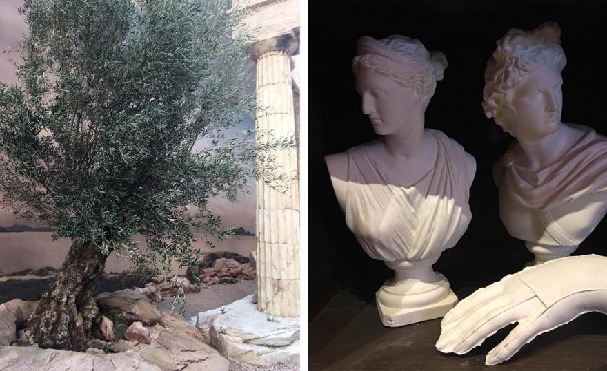 chanel erects a mythological grecian spectacle paris-15