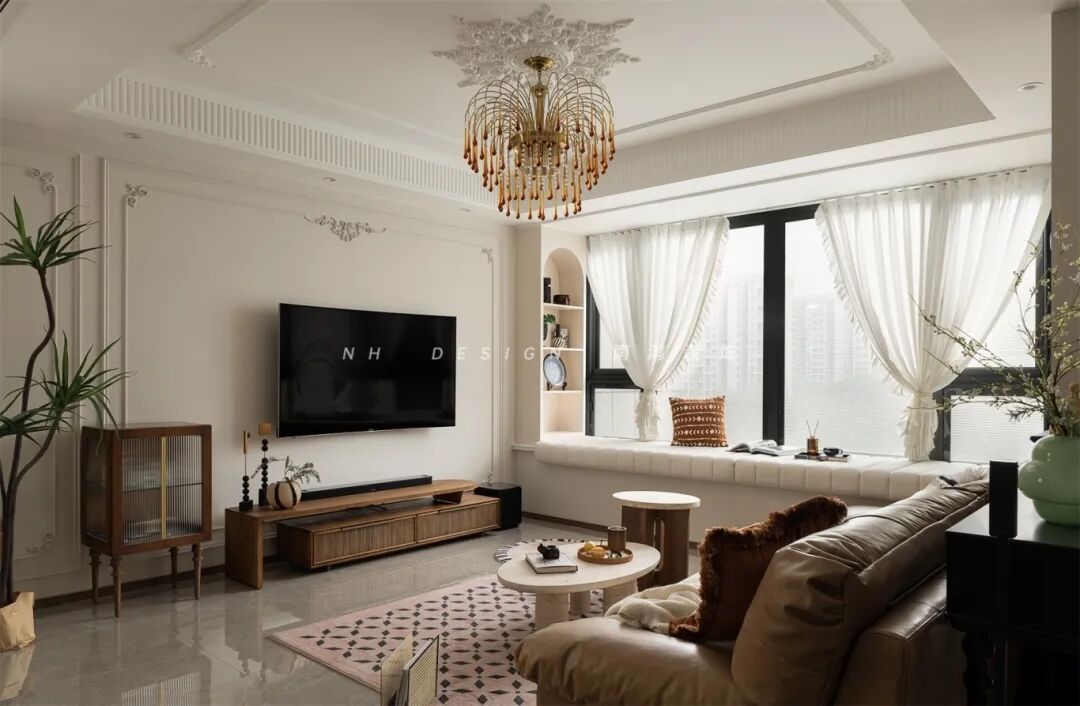 客厅C位之争：2025年，电视背景墙就该这么卷！-48