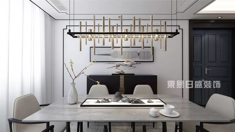 150㎡新中式装修，一步一风景，一宅一芳华-19