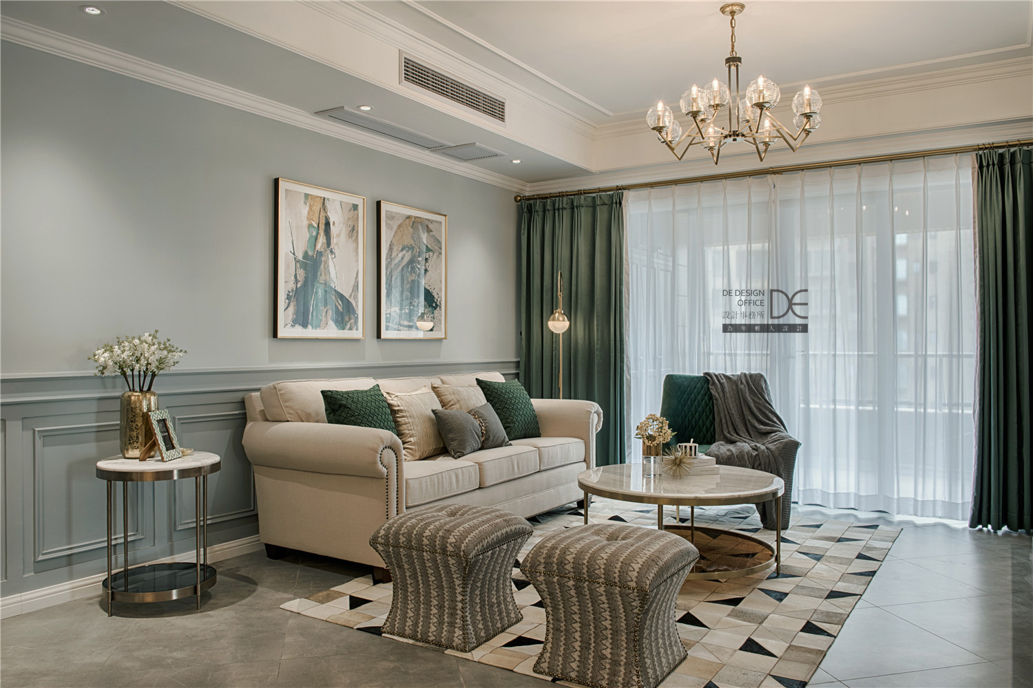 江与城千山万树·美式风格家居设计案例-23