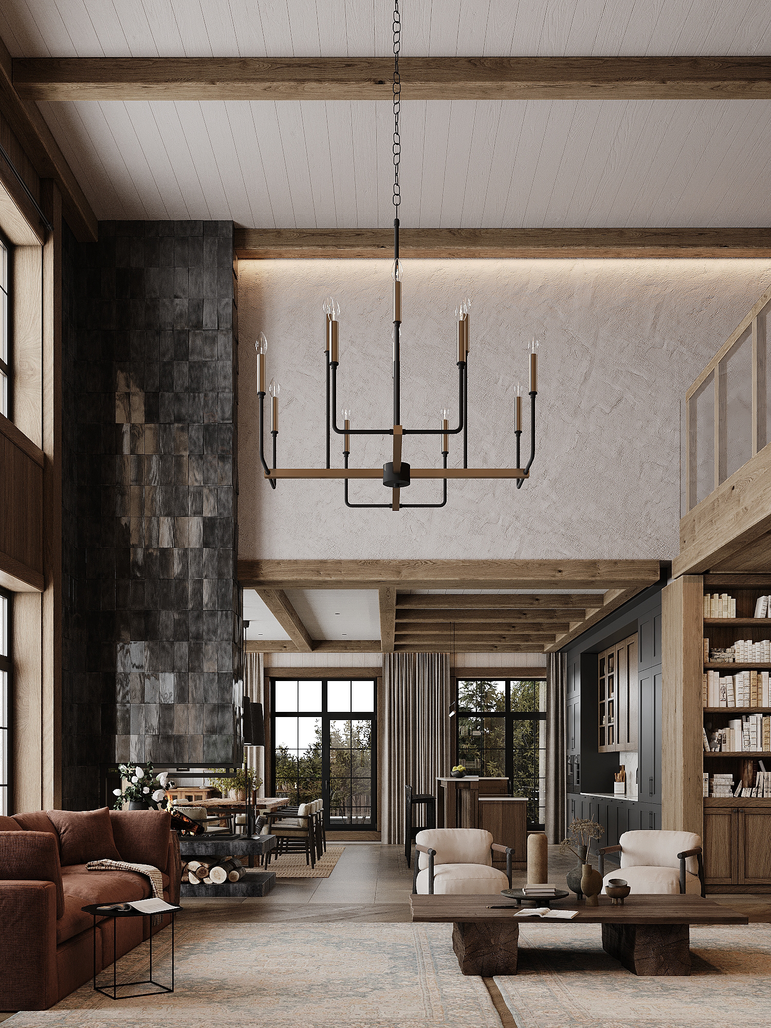 INTERIOR DESIGN IN A PRIVATE HOUSE / MOSCOW REGION-2