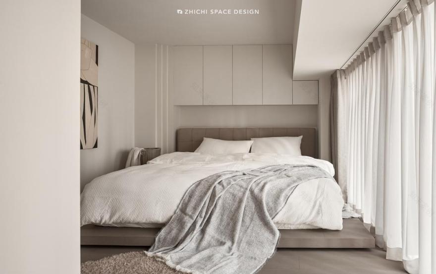 武汉咫尺设计︱藏于繁华都市中的白色极简盒子-51