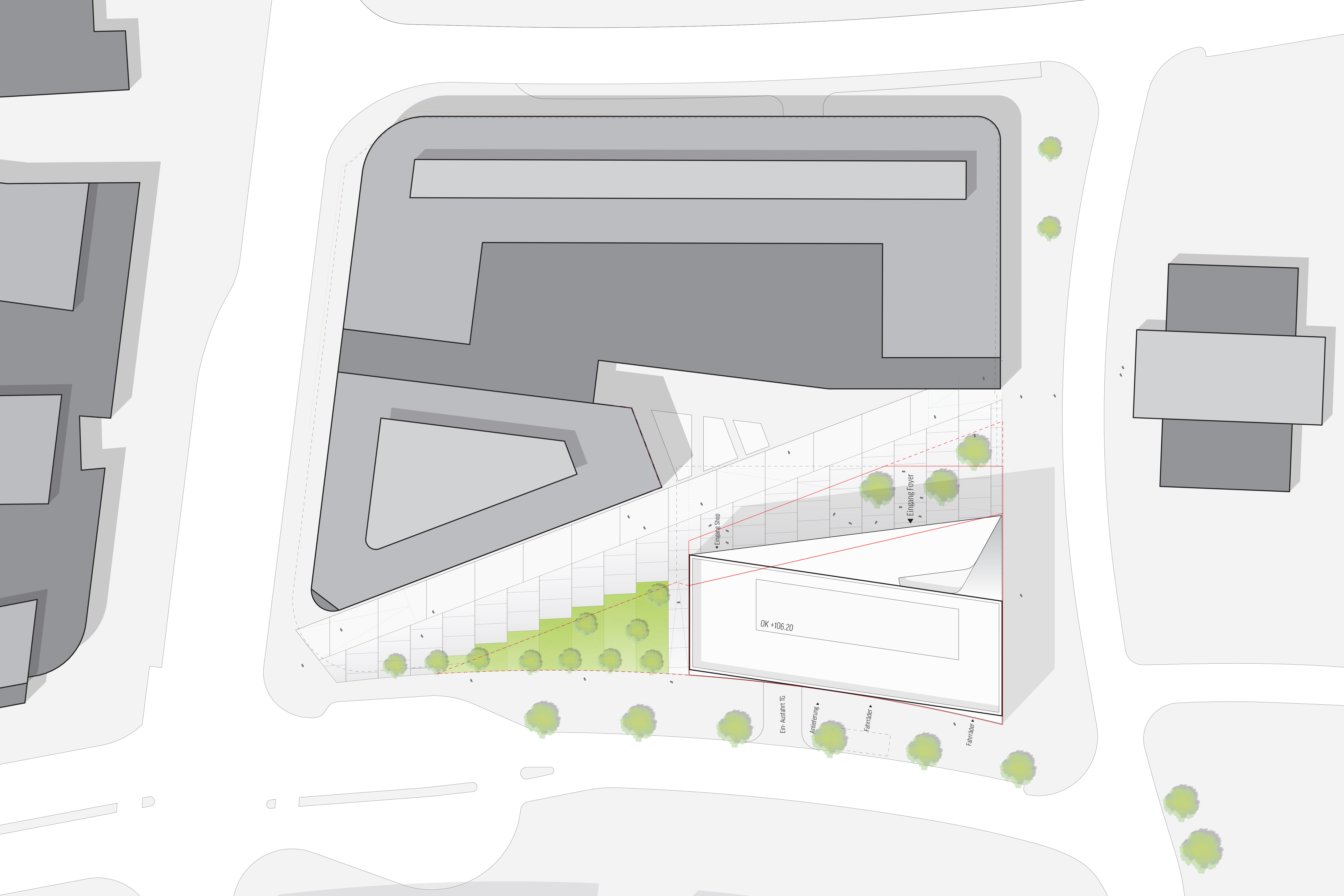 Pichler & Traupmann Architekten ZT GmbH 的"Gate 2 Tower"设计,打造和谐高层建筑与城市关系-8