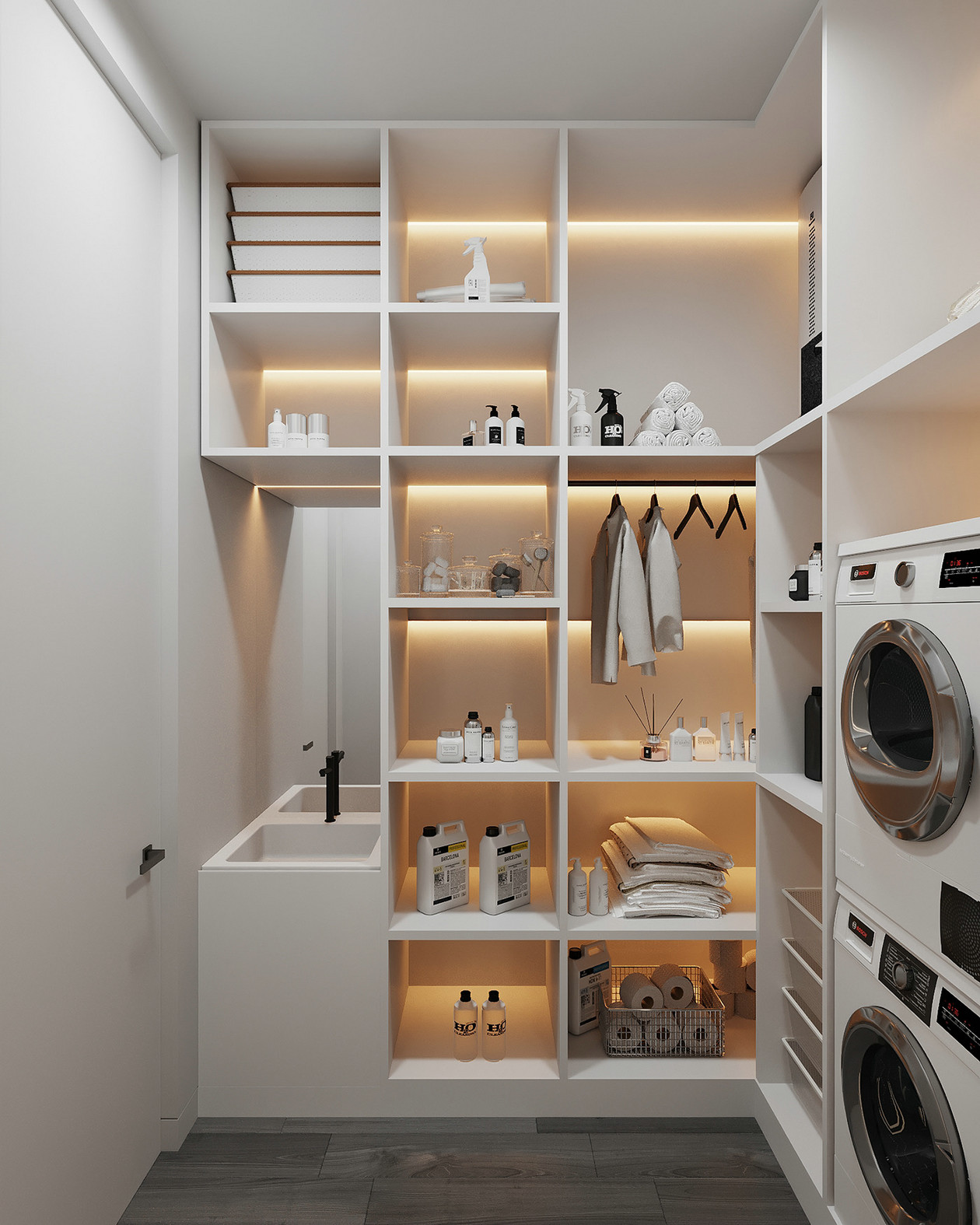 高级灰色系公寓设计 超高级！-31