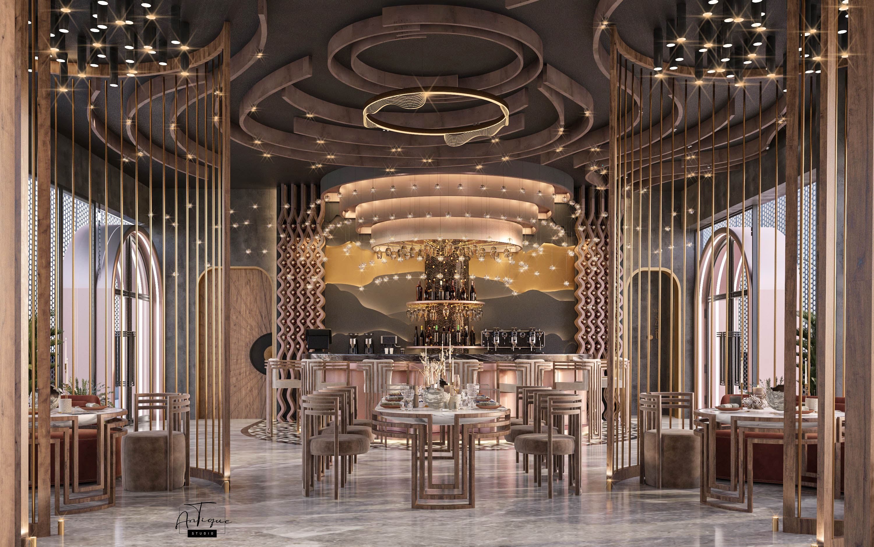 D'ART 餐厅和私人 Twitto 收藏店丨安哥拉丨ANTIQUE Studios-8