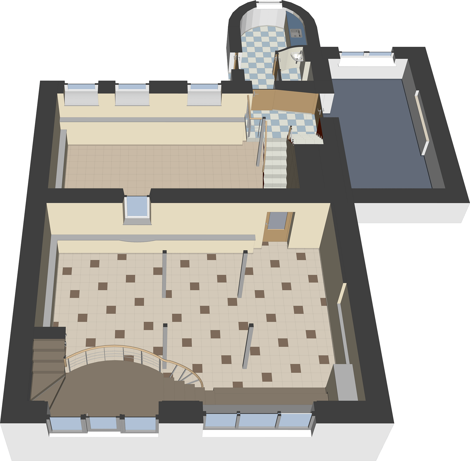 Commercial Space – 3D Visualizations-4