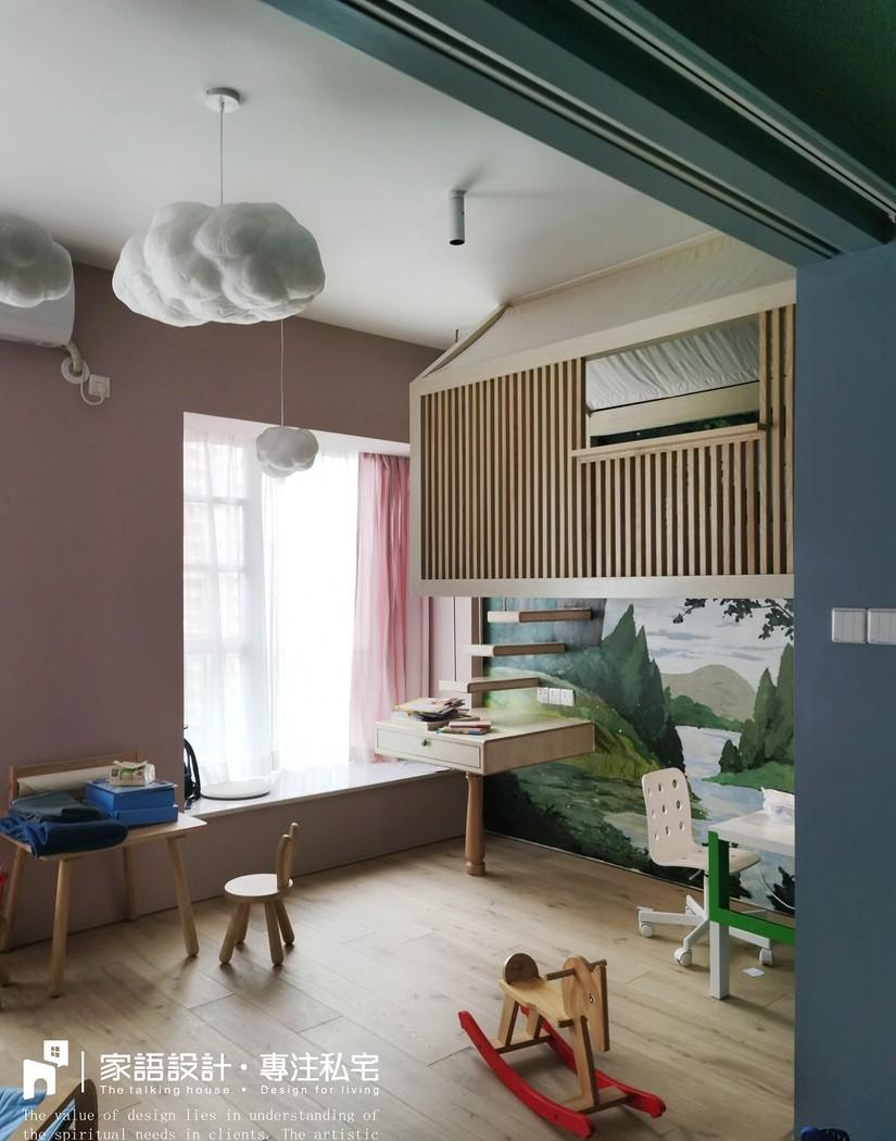 广州家语设计 · 童话镇平层 · 温馨,创意与自然的居家空间-27