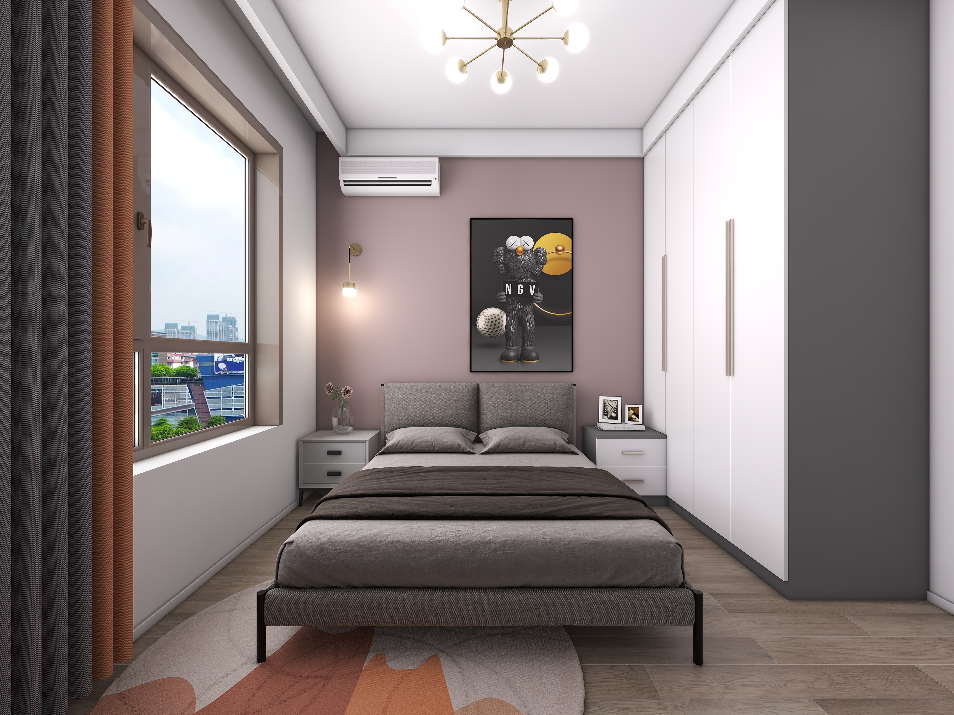 四川成都朗基香颂天府二期（113平方现代简约四居室）-41