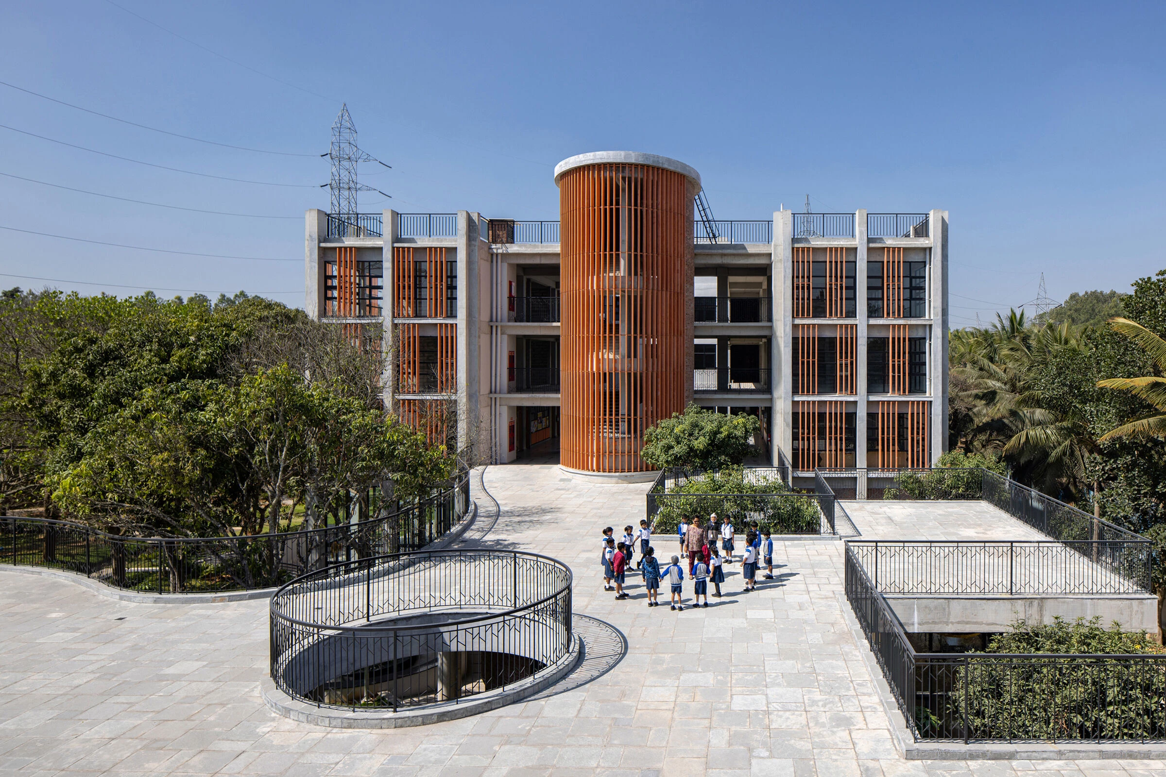 Euro School Bannerghatta 学校丨印度班加罗尔丨Vijay Gupta Architects-40