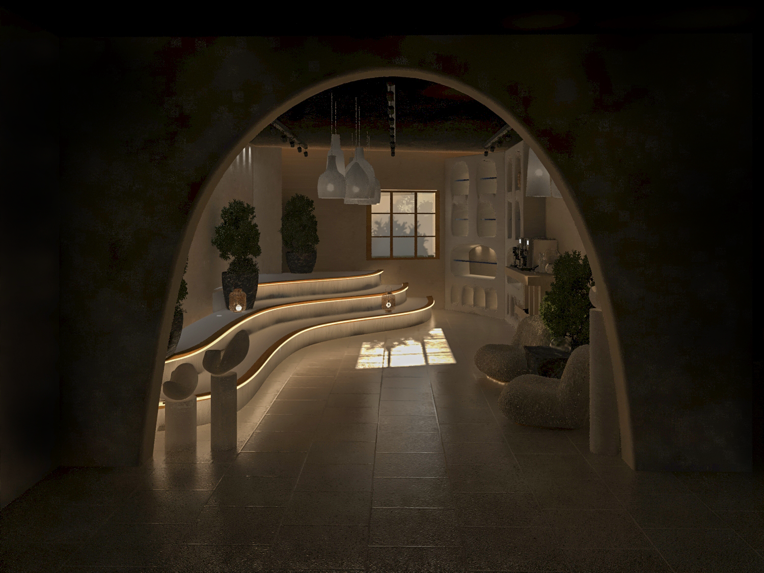 大学入学大厅设计-13