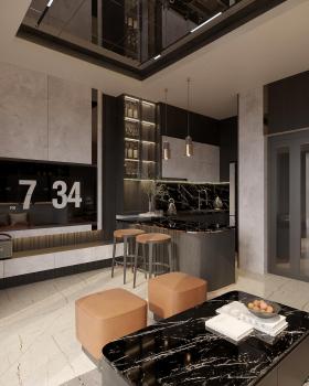 Modern interior design - apartment