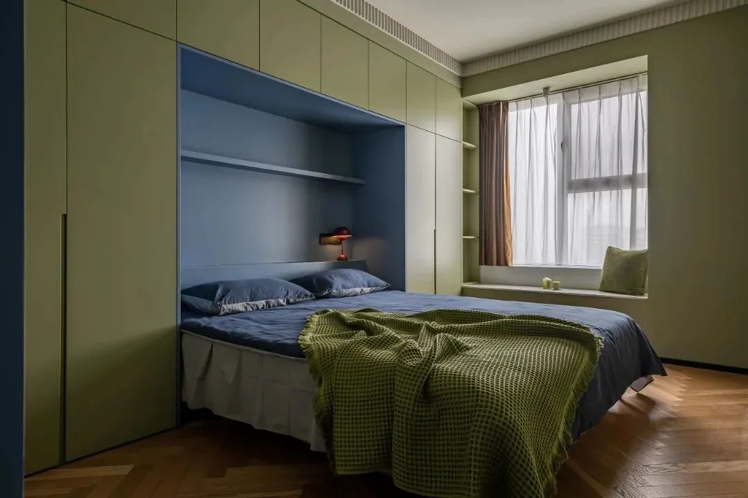 牛油果绿打造复古治愈宅丨中国天津丨凤凰空间-50