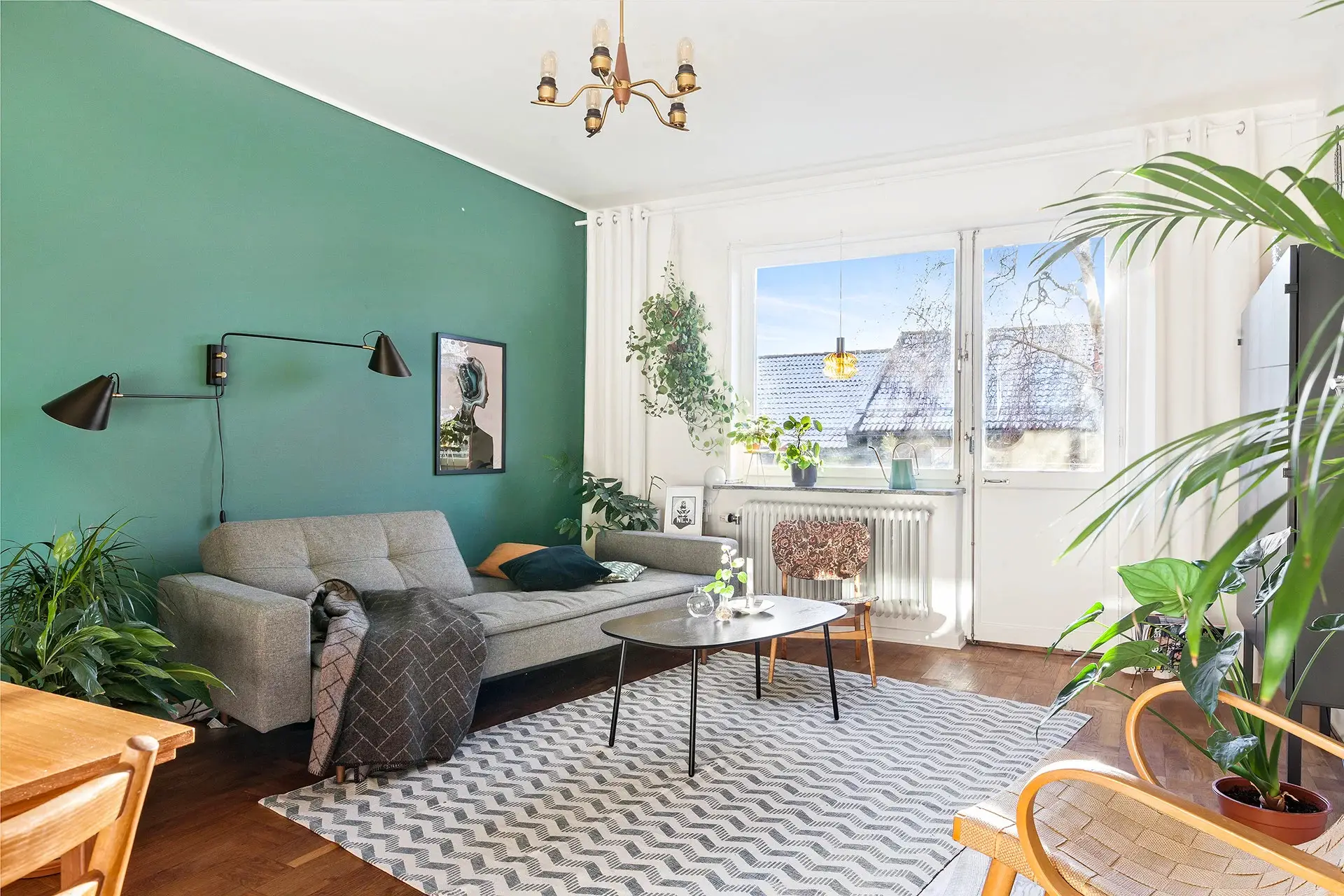 瑞典 62 平米多彩公寓 | 色彩平衡的典范-1