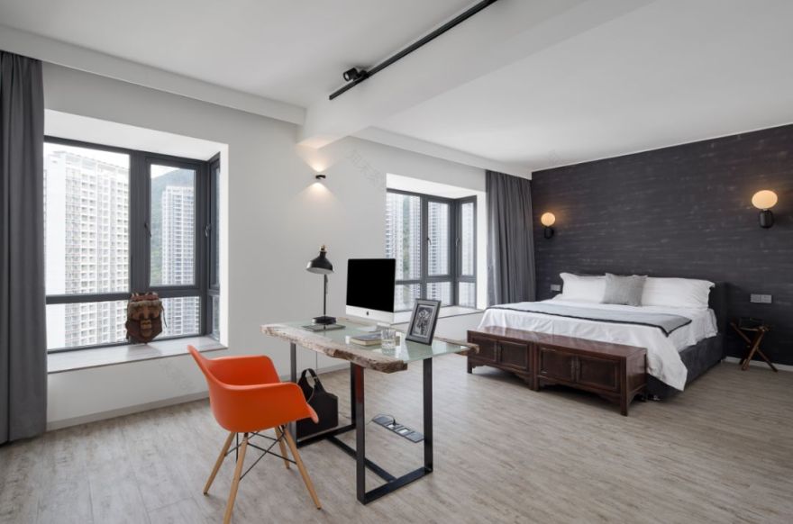 深圳 200 平现代简约私宅,原朴之美展现生活热情-20