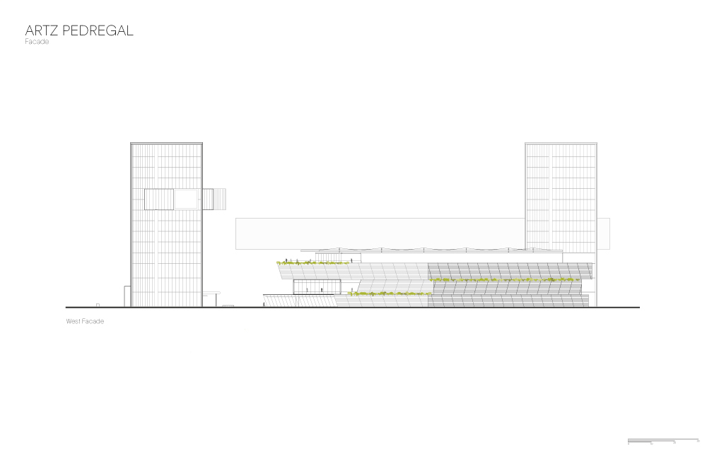 墨西哥城新地标 ARTZ Pedregal · 绿色公共空间与城市融合的设计-79