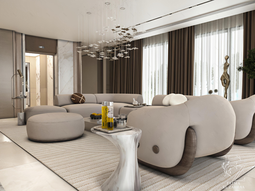 家庭起居与用餐区设计-6