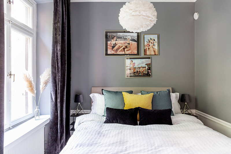 斯德哥尔摩时尚北欧风一居室公寓-9