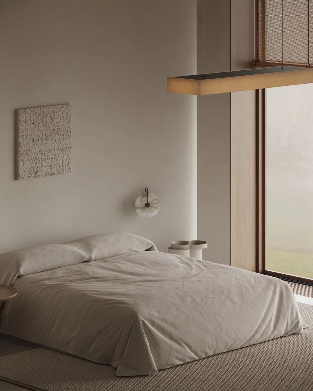 暖色调原木系奶油风极简设计丨HPISD-55