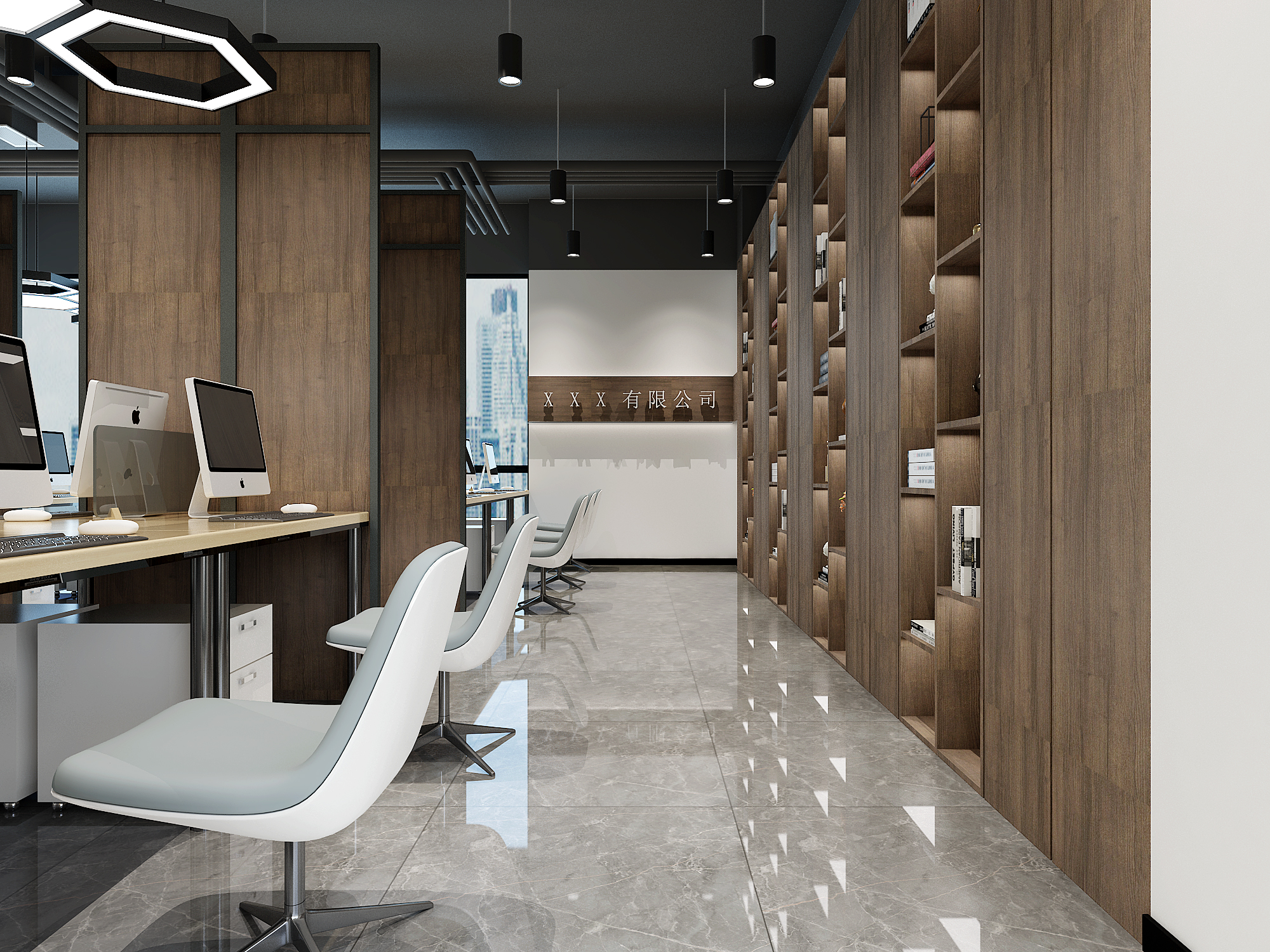 尼景装饰 · 星海中心写字楼设计-3