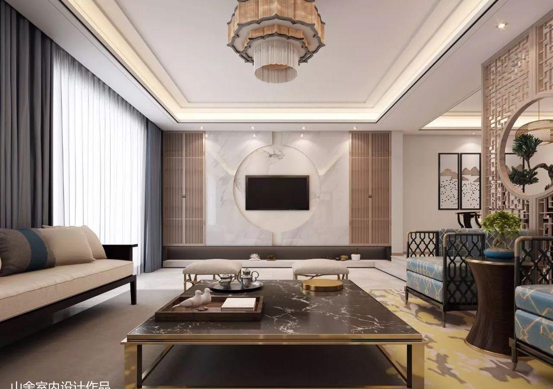 华瀚大湖公馆新中式禅意空间,展现东方美学魅力-8