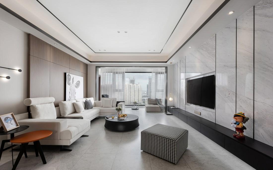 四房两厅轻奢之家,演绎简约精致生活-2