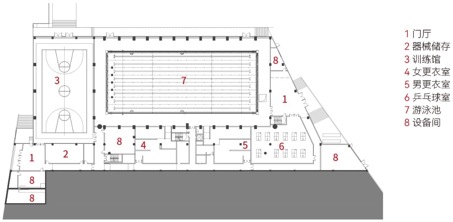 广东理工职业学院体育馆丨中国中山丨华南理工大学,江苏浩森建筑设计有限公司-105