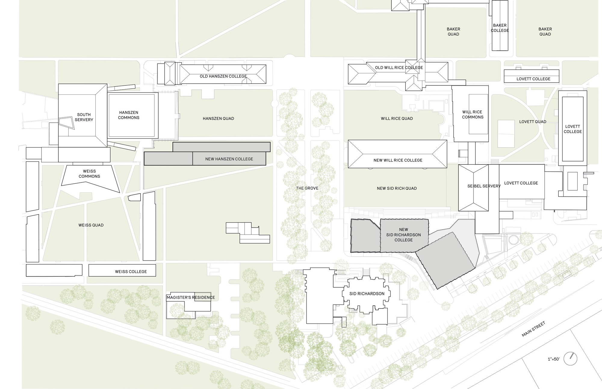 Sid Richardson 住宅学院丨美国丨Barkow Leibinger-8