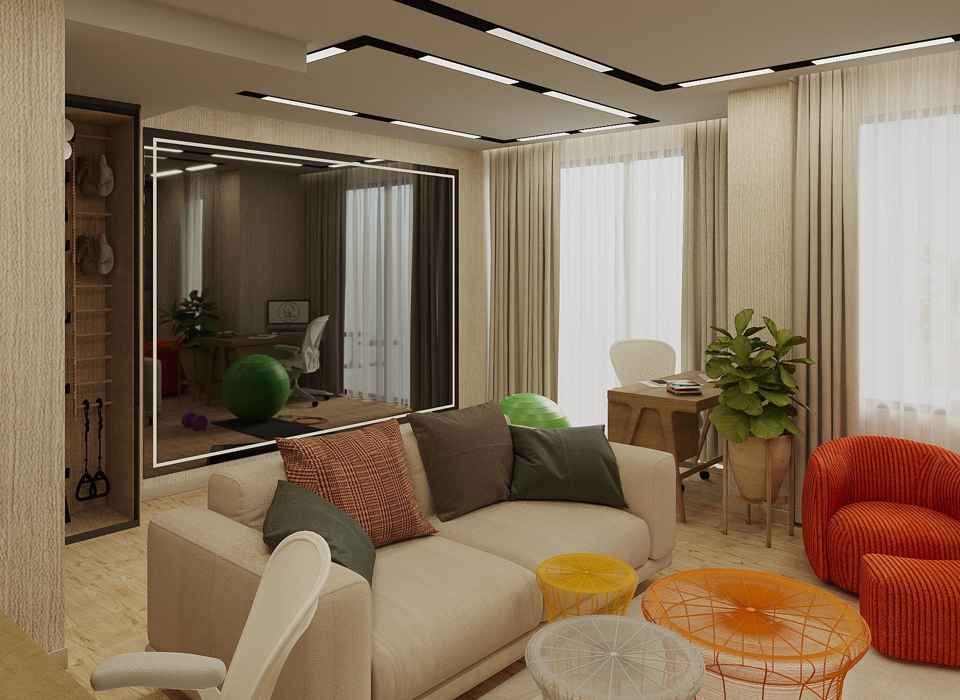 E.N. WORKING ROOM DESIGN HOUSE PROJECT (ALTERNATİF 3)-6