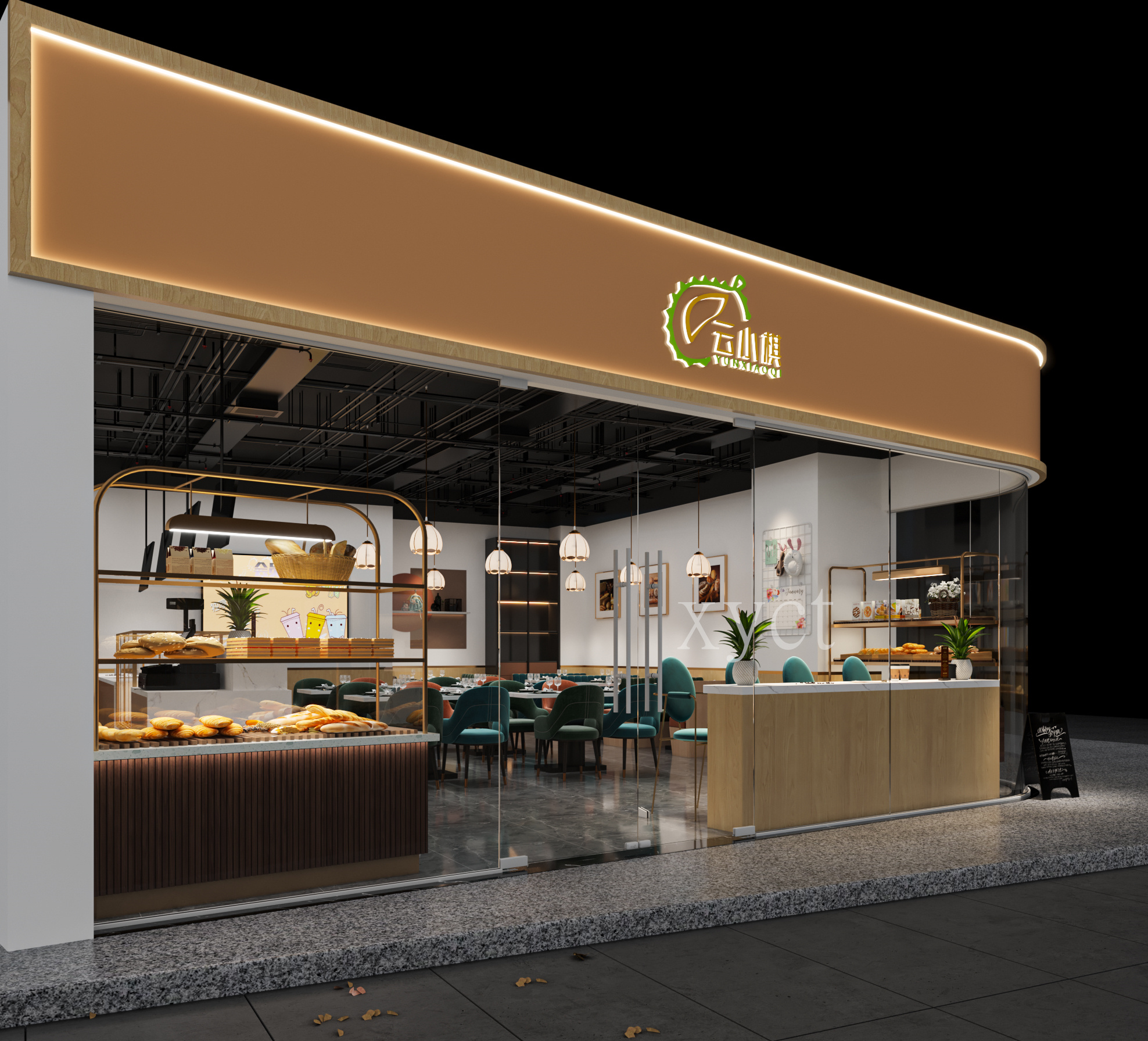 星夜设计西餐厅设计-6