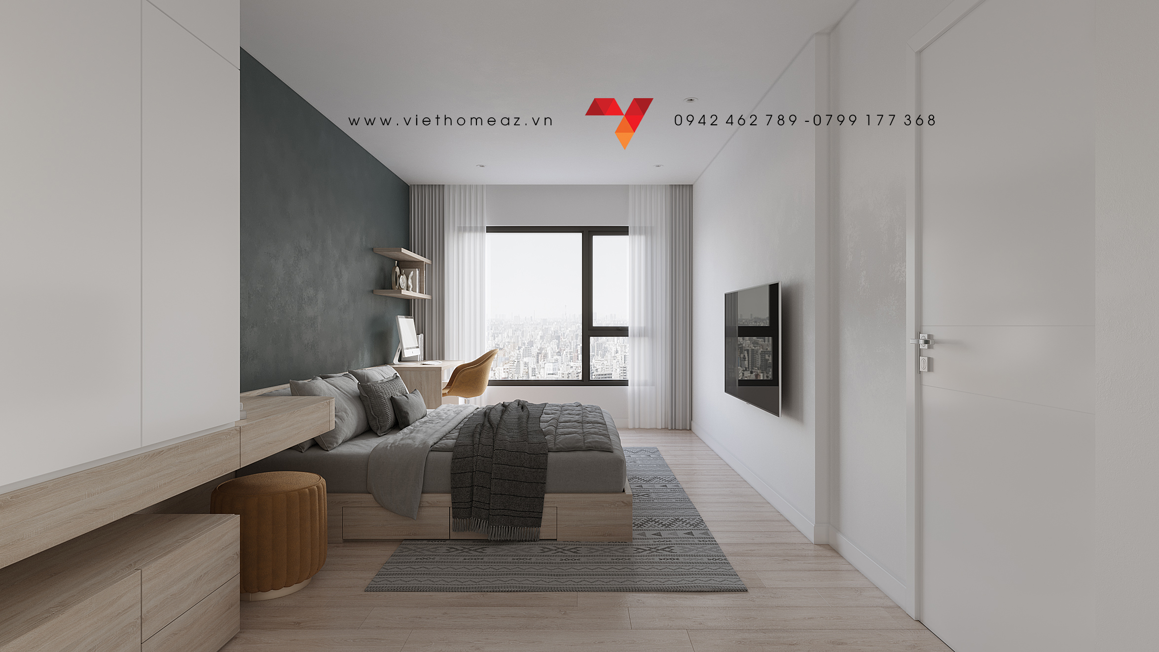 Royal City 河内公寓室内设计丨越南河内丨VietHome-15