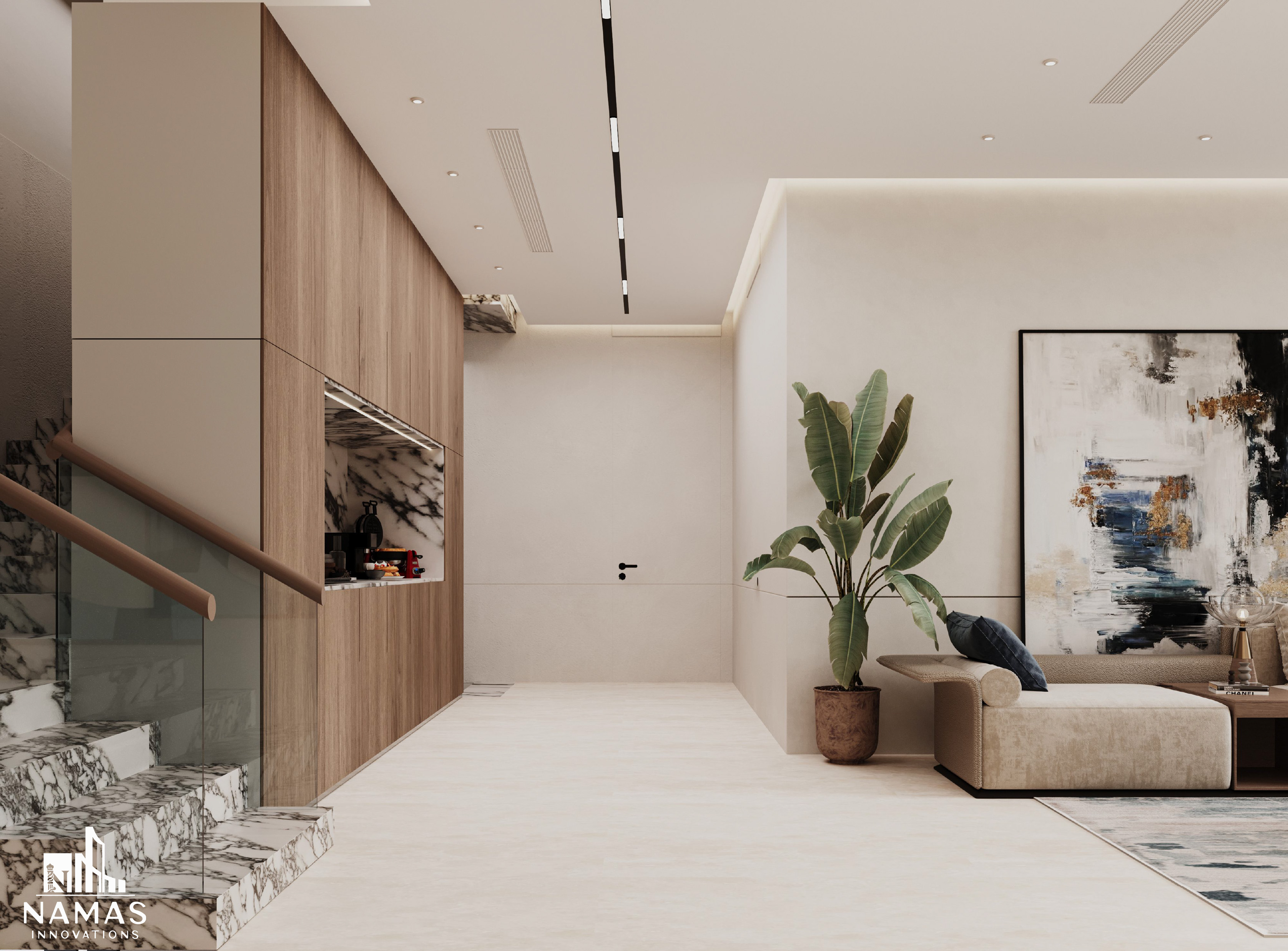 Elegant Modern Living Room（优雅现代客厅）-5