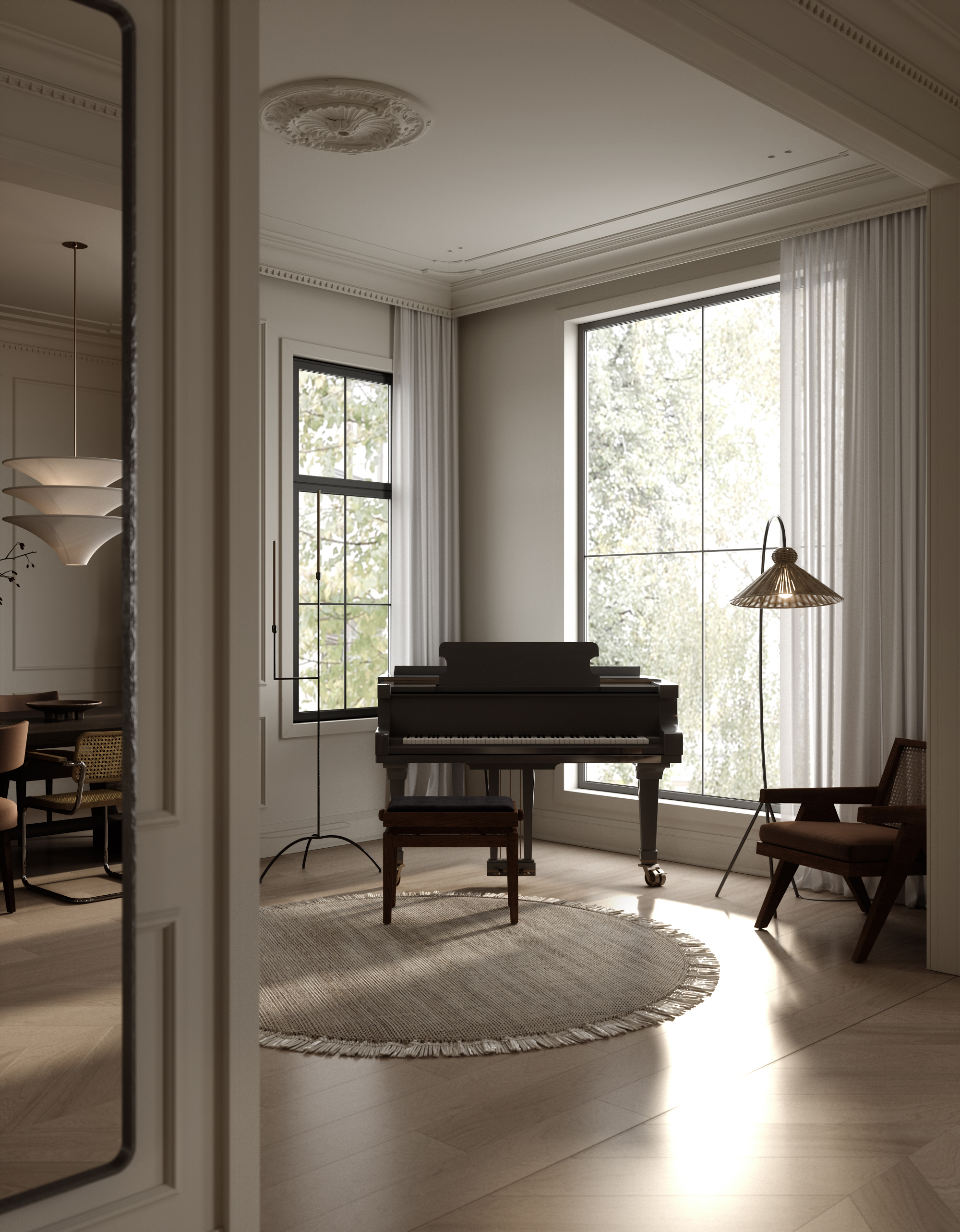 新泽西450平方米住宅室内设计丨美国新泽西丨ADD DESIGN-15