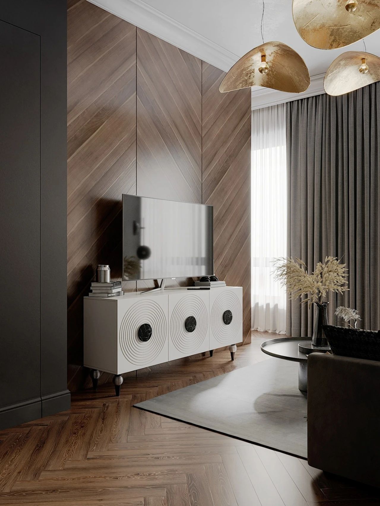 120㎡现代原木风公寓丨俄罗斯莫斯科丨Tanya Bykovskaya-26