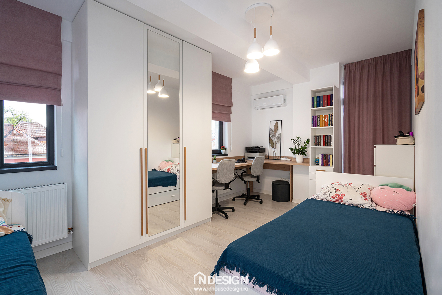 布加勒斯特91·5㎡三居室公寓斯堪的纳维亚风格装修丨罗马尼亚布加勒斯特丨In House Design-24