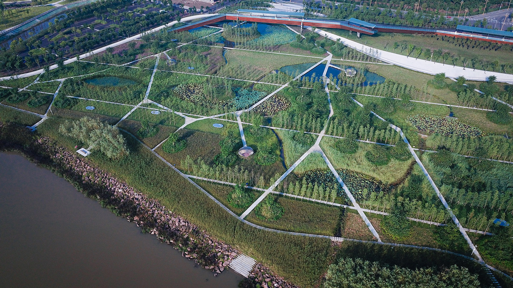 重庆潼南大佛寺湿地公园 / 土人设计-4