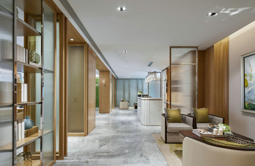 上海颐居装饰设计 · 御兰雅苑售楼处-7