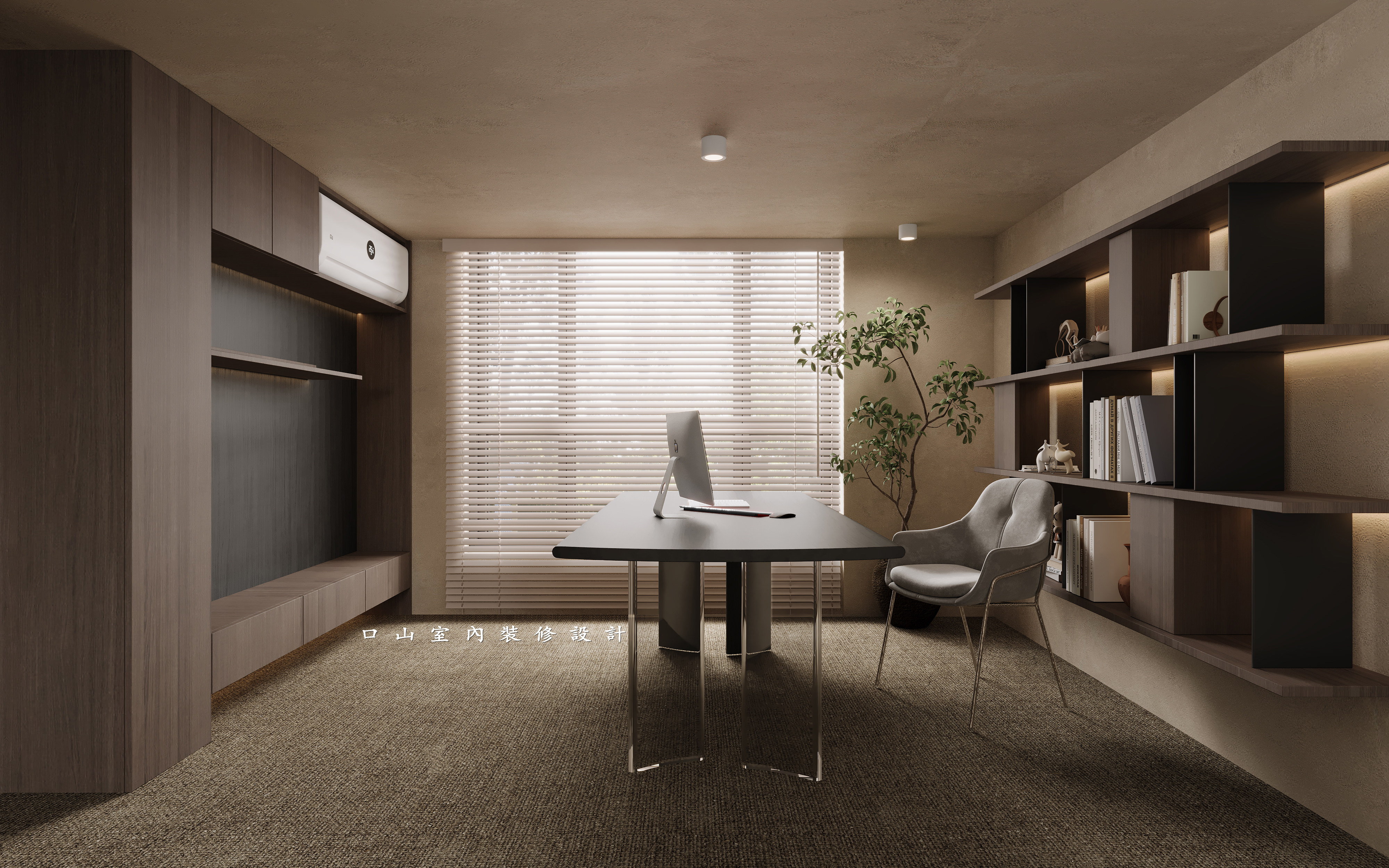 深圳口山设计：龙岗极简原木复式，有品位的业主的选择-5