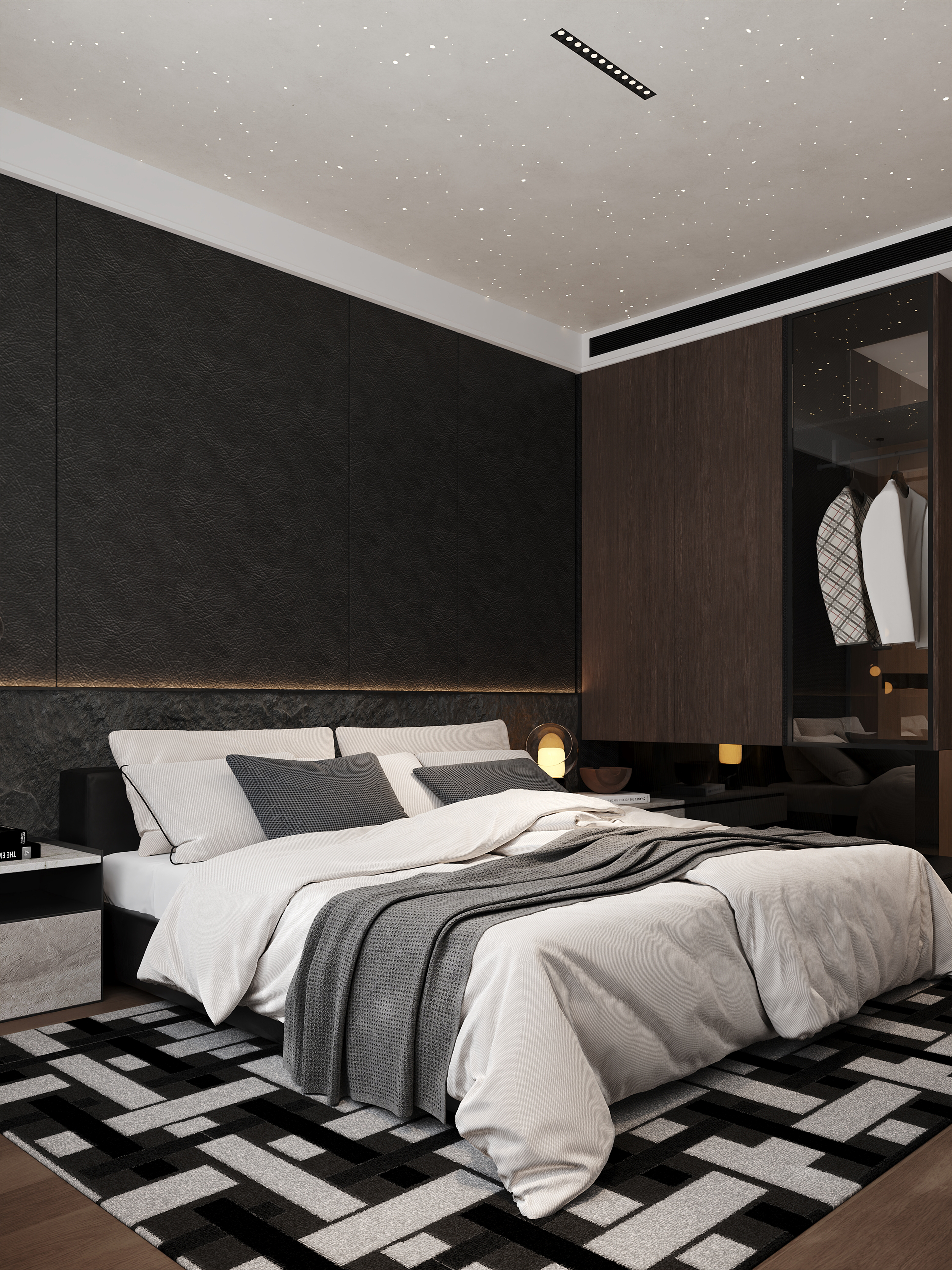 黑河市  豪庭名苑168㎡  意式轻奢效果表现-18