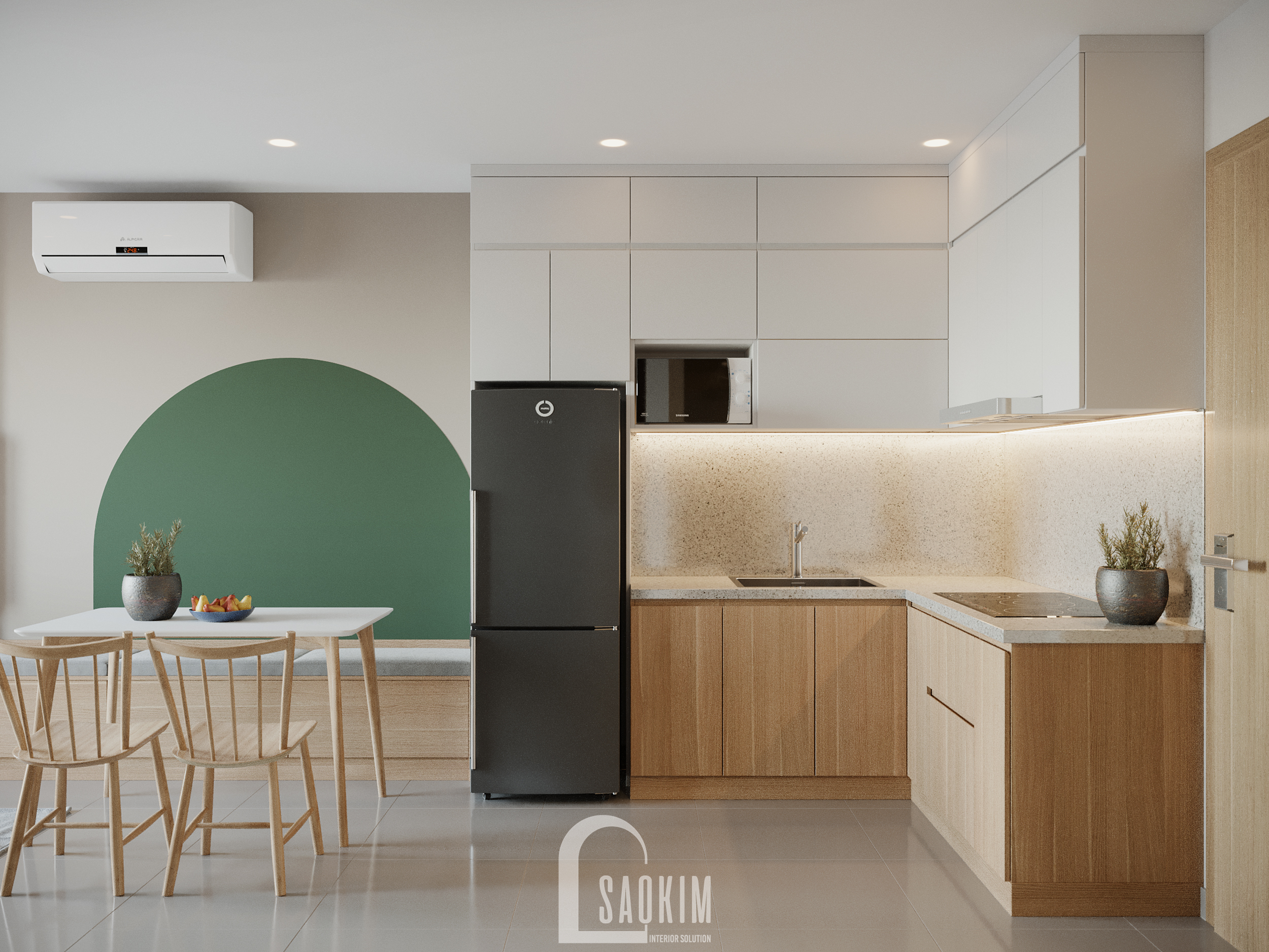 Vinhomes Ocean Park 公寓设计丨越南河内丨Sao Kim 室内设计公司-11