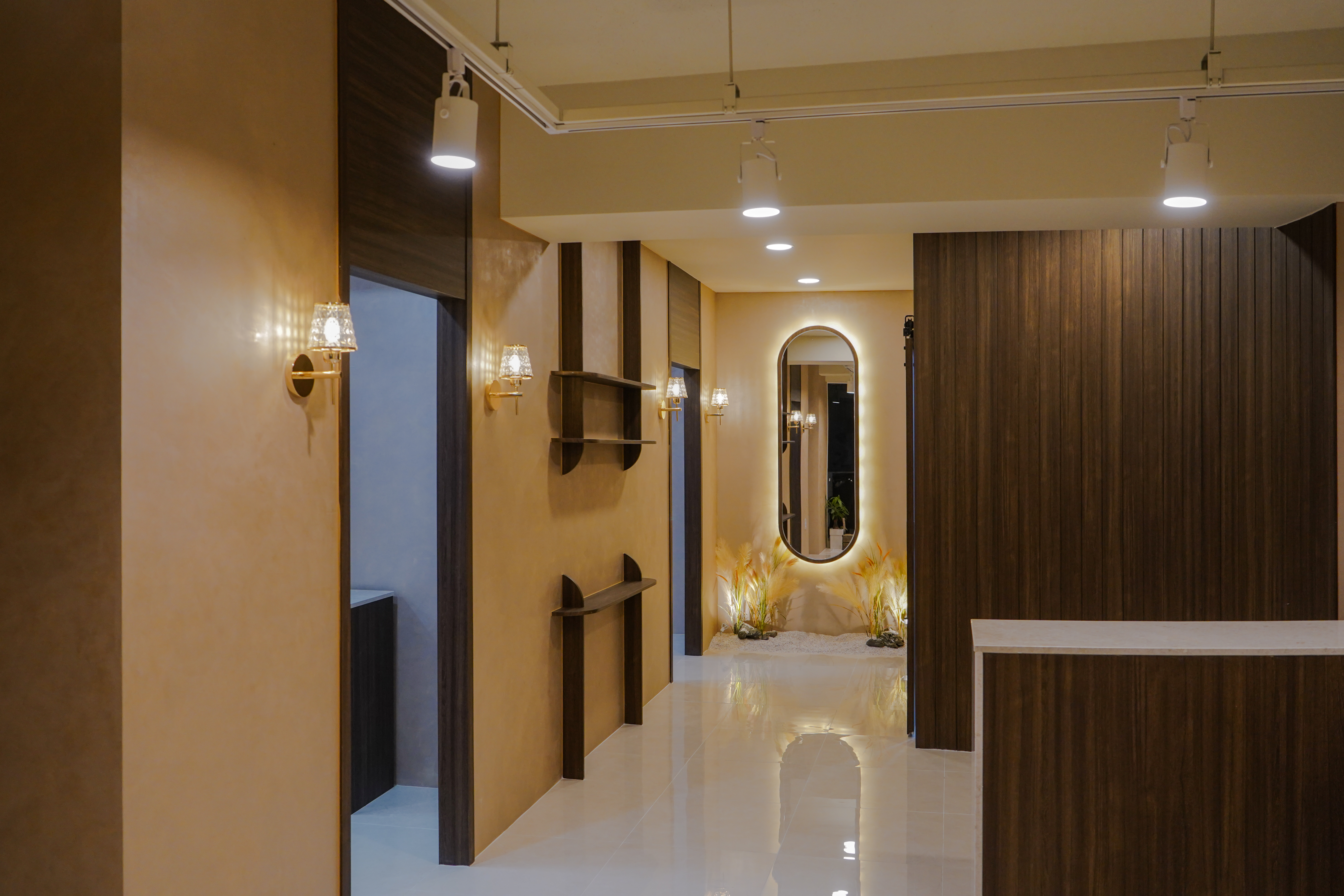 27 坪美容室设计，明亮温馨的韩国移民理发店-5