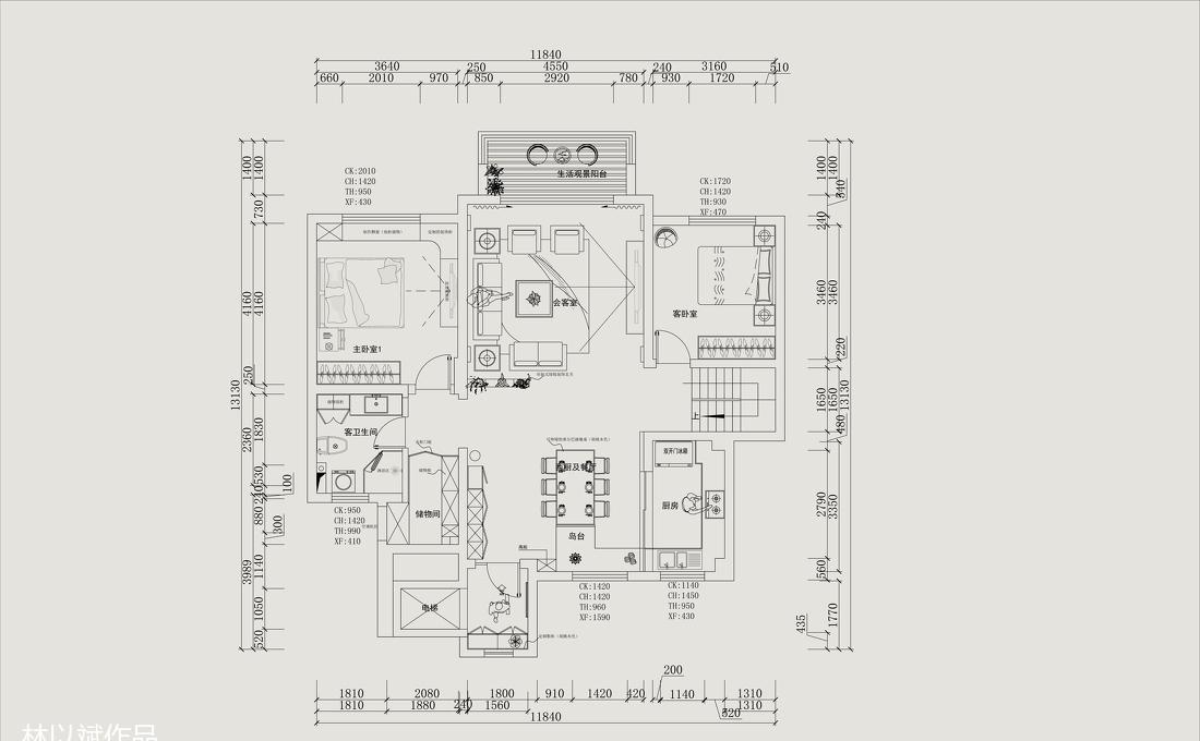 简欧风情壹墅，原生态美感的家-30