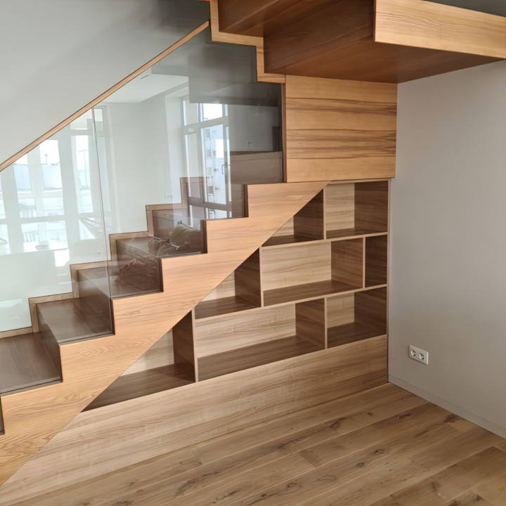 Gradius木质梯架式楼梯定制项目丨乌克兰基辅丨Gradius公司-3