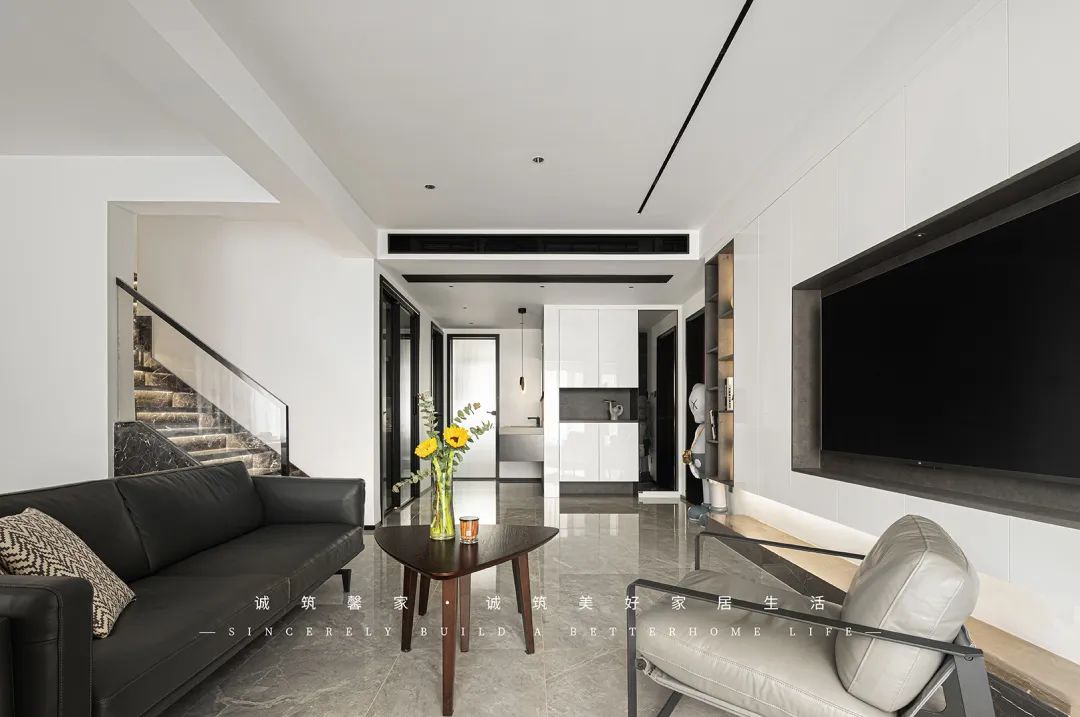 南京龙湖·春江郦城 160㎡现代极简艺术空间丨中国南京丨诚筑馨家·南京-19